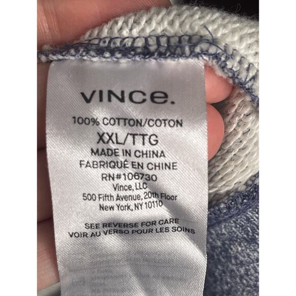 Vince Crewneck Oversized Pullover Sweater Long Sleeve Gray Size XXL - Picture 7 of 7